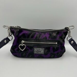 Coach Daisy Ocelot Purple Demi‎ Hobo # H1281-F20024